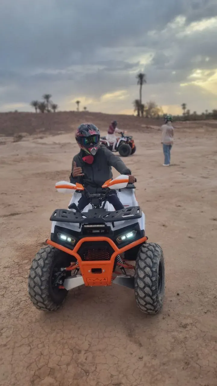 Group of quad riders