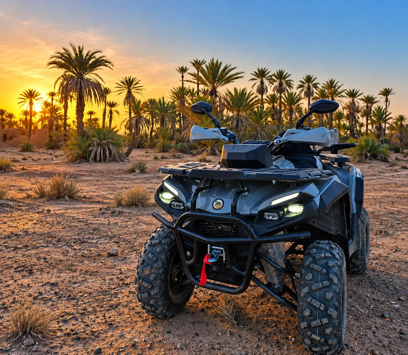 Quad bike in Skoura Oasis